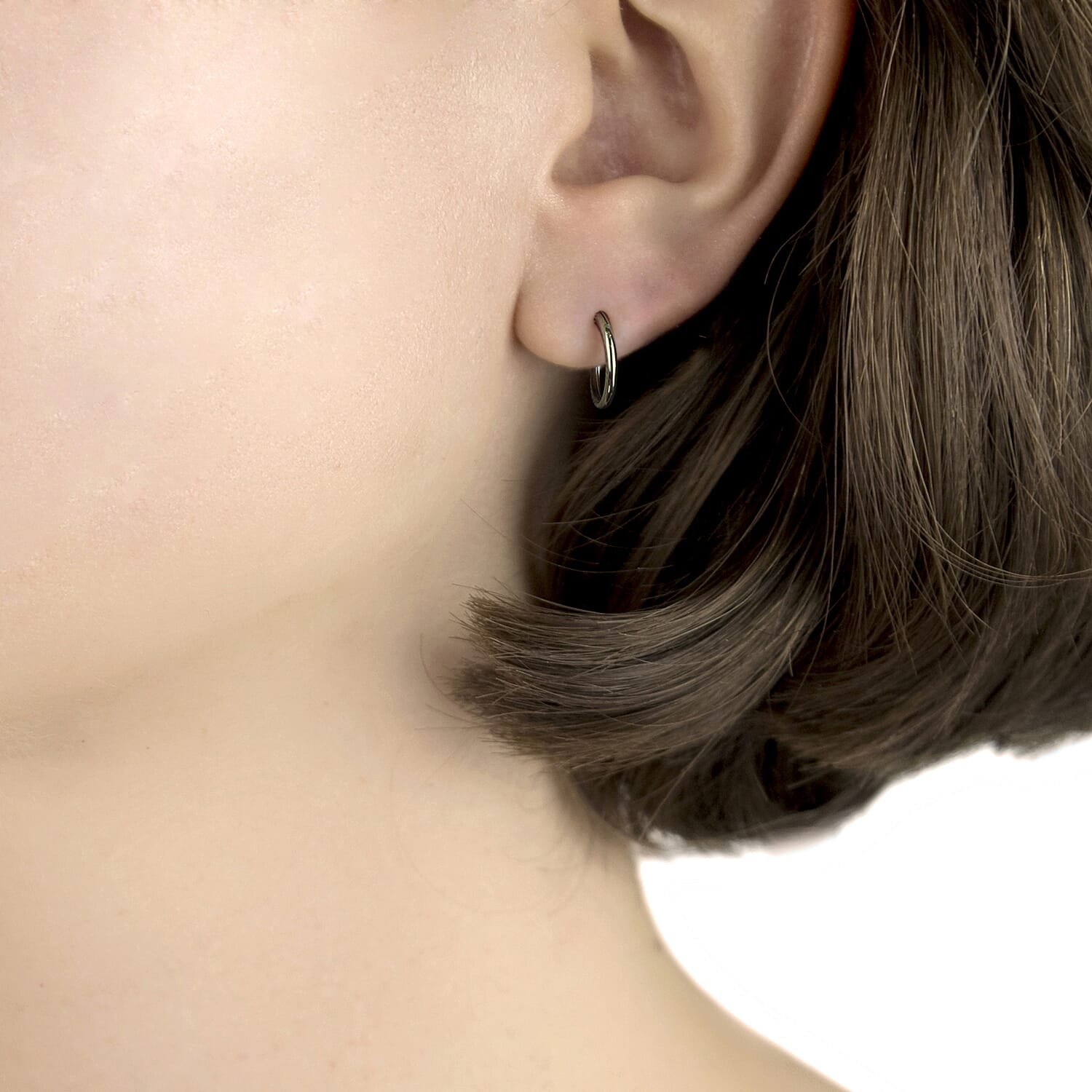 9K Yellow Gold  Earring,  Gold Wt. 0.25 Gms