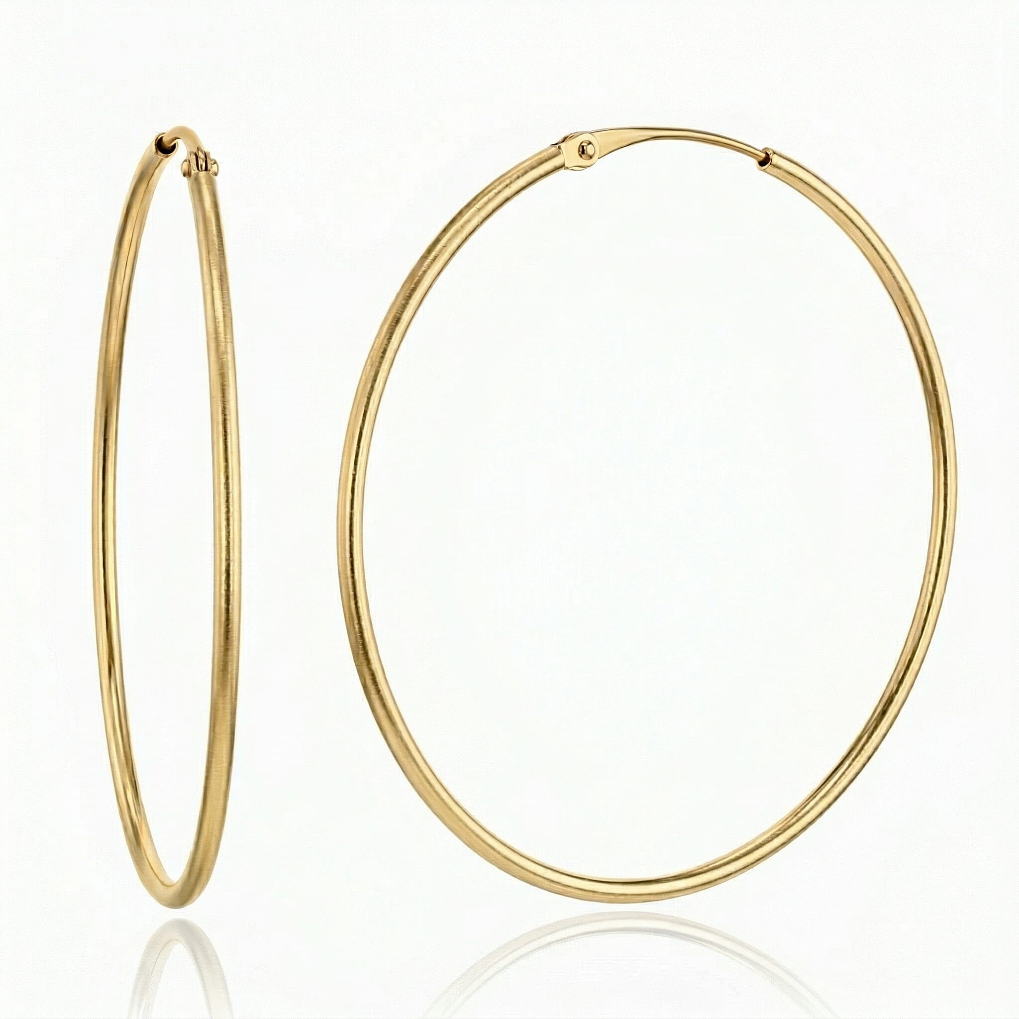 9K Yellow Gold  Earring,  Gold Wt. 0.53 Gms