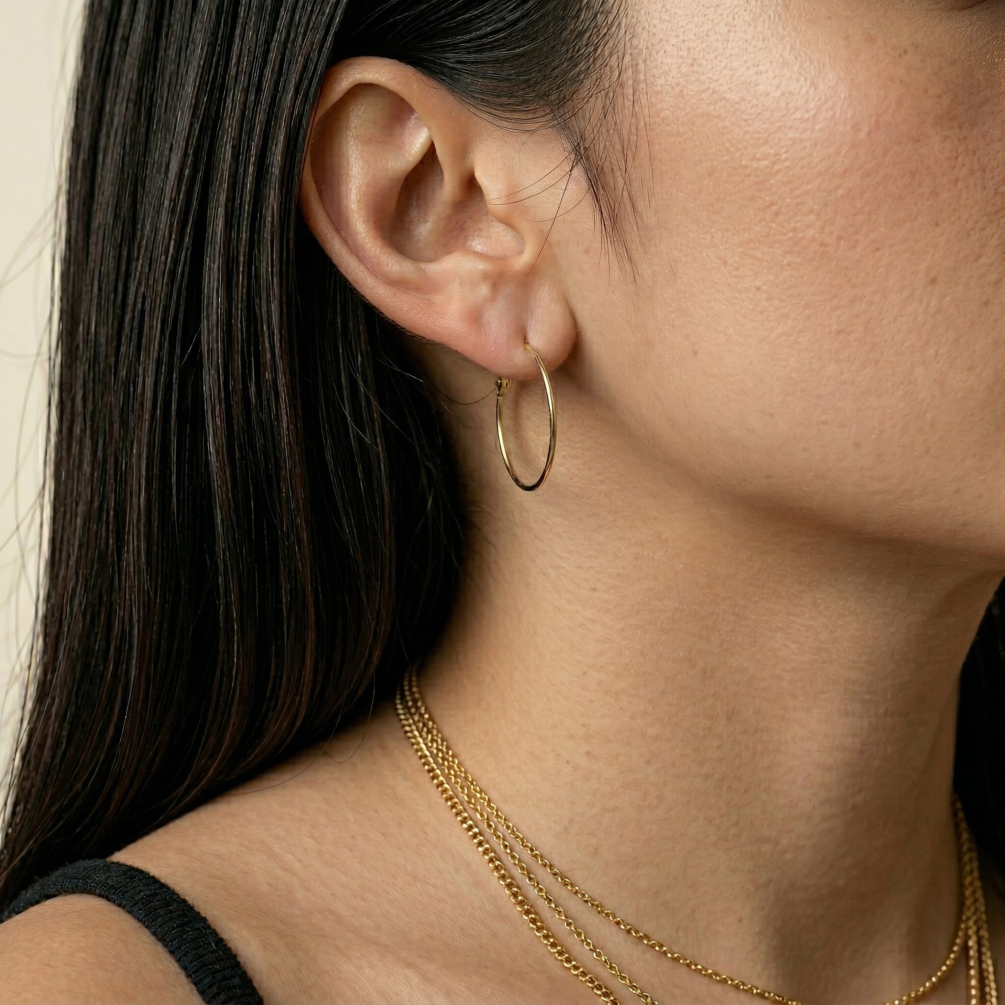 9K Yellow Gold  Earring,  Gold Wt. 0.53 Gms