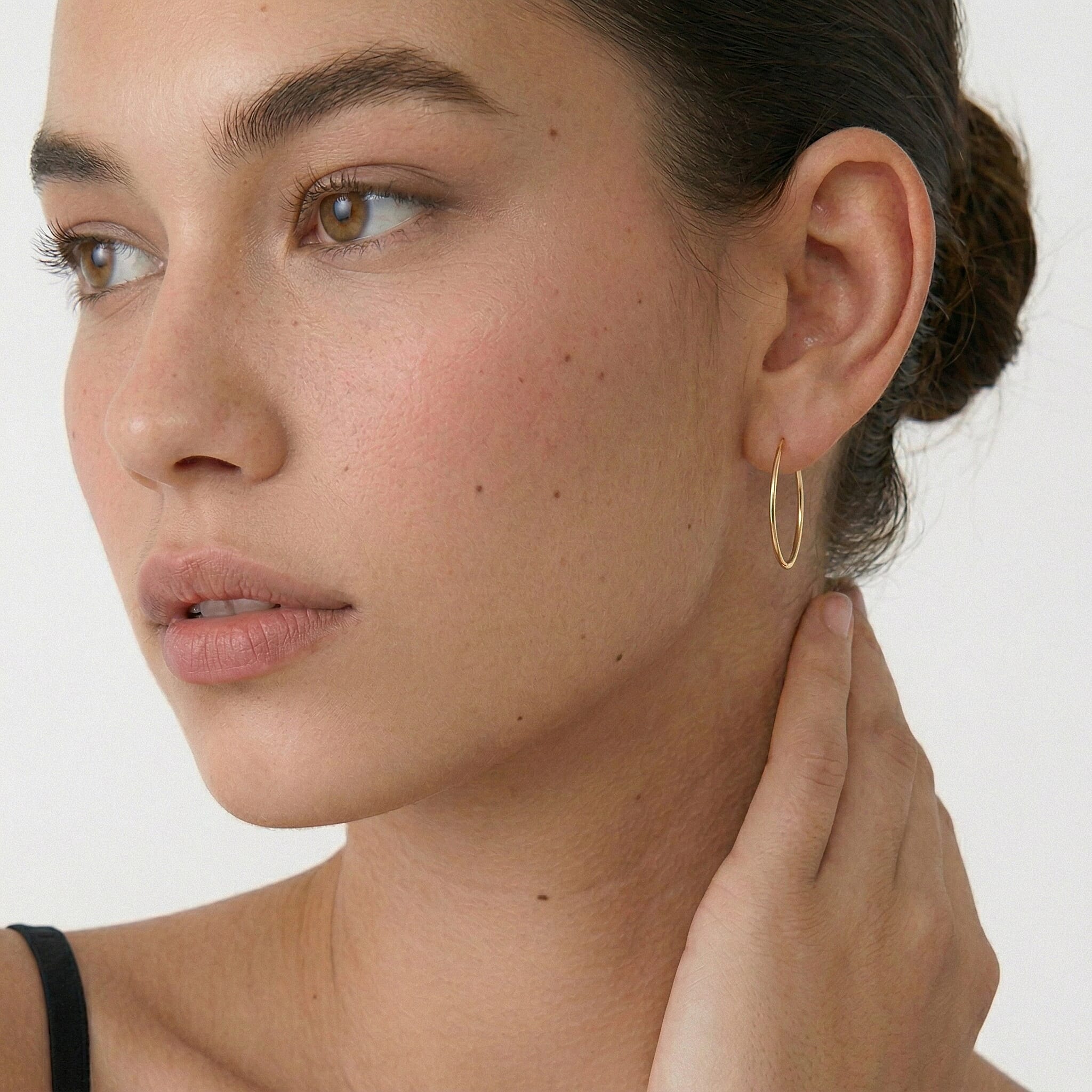 9K Yellow Gold  Earring,  Gold Wt. 0.53 Gms