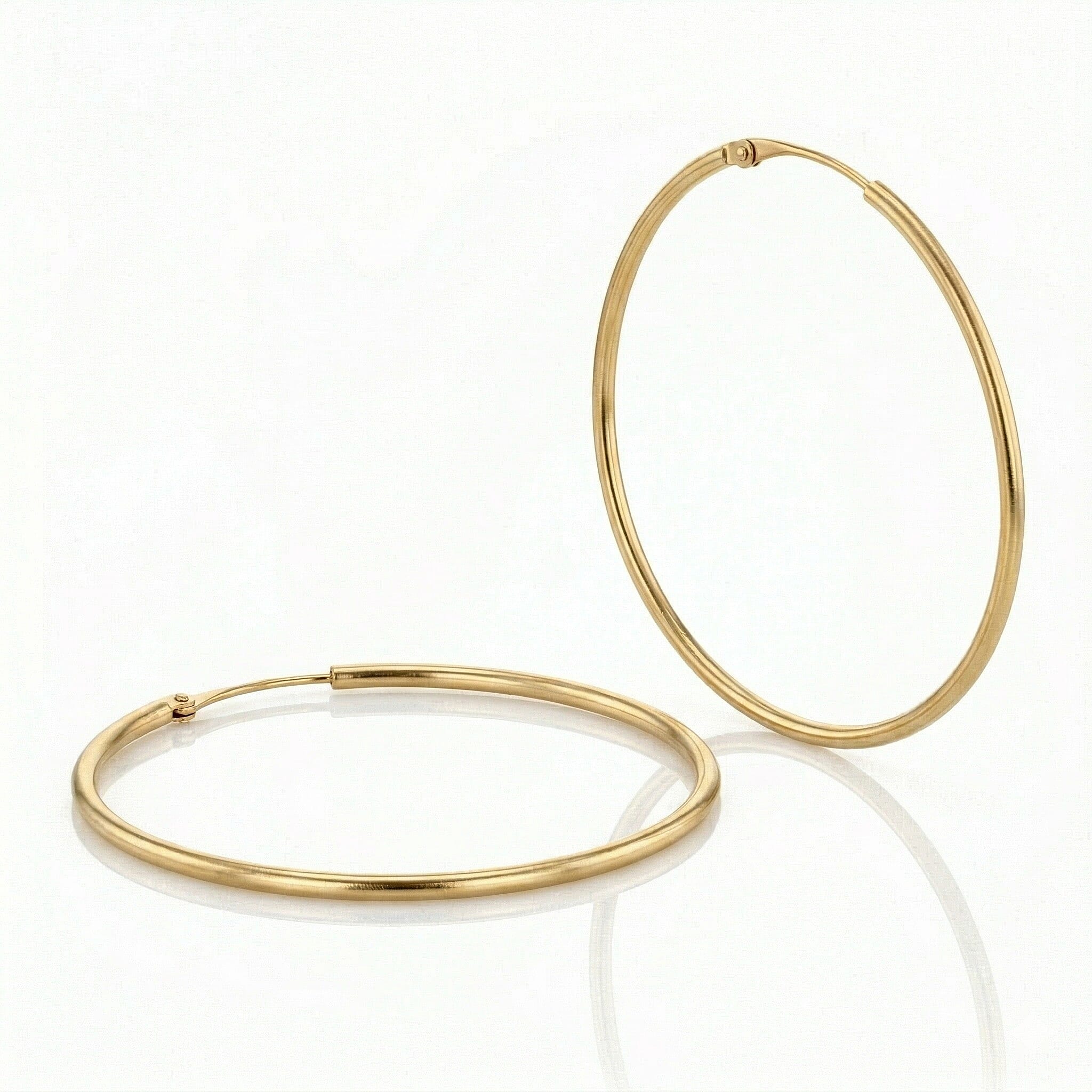 9K Yellow Gold  Earring,  Gold Wt. 0.53 Gms