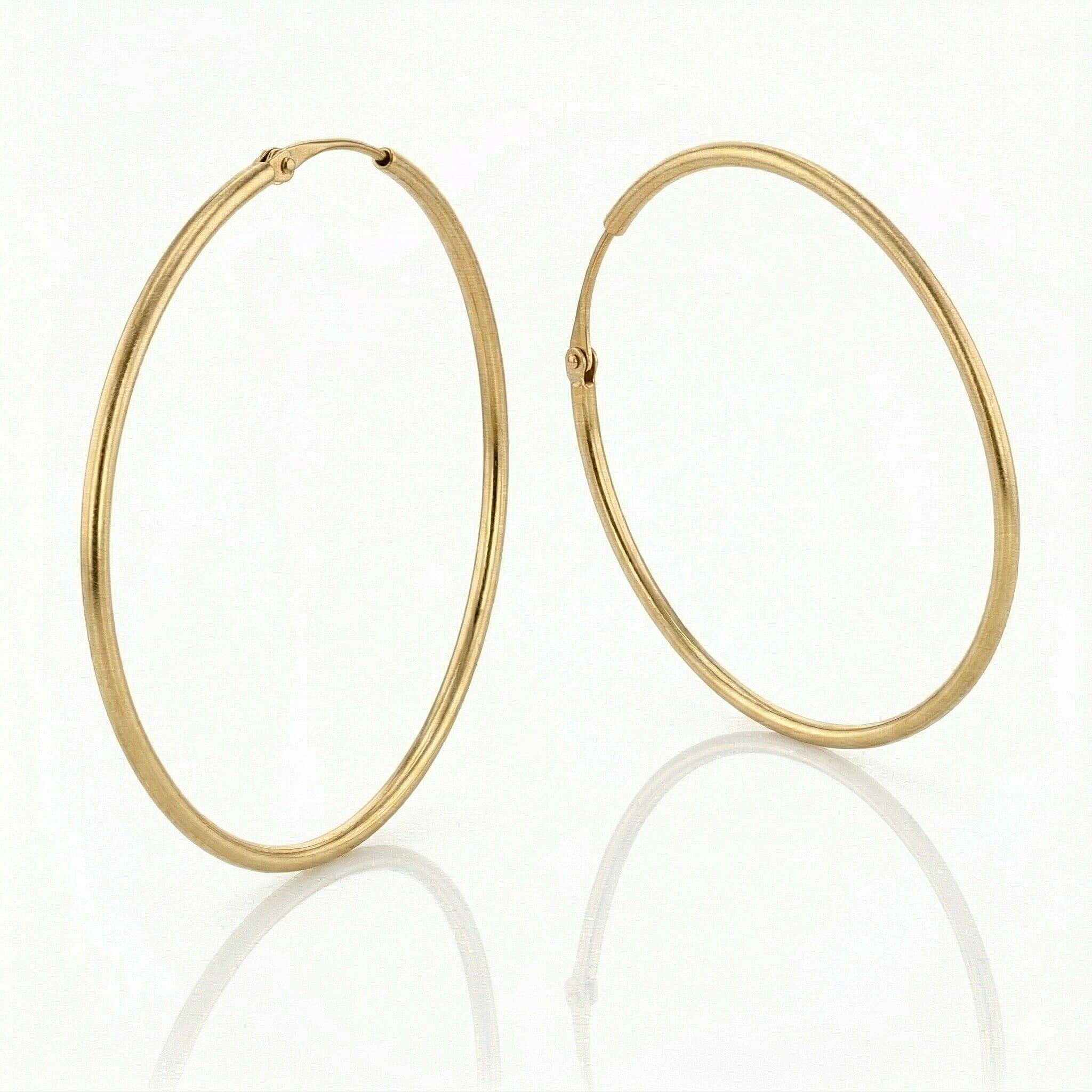 9K Yellow Gold  Earring,  Gold Wt. 0.53 Gms