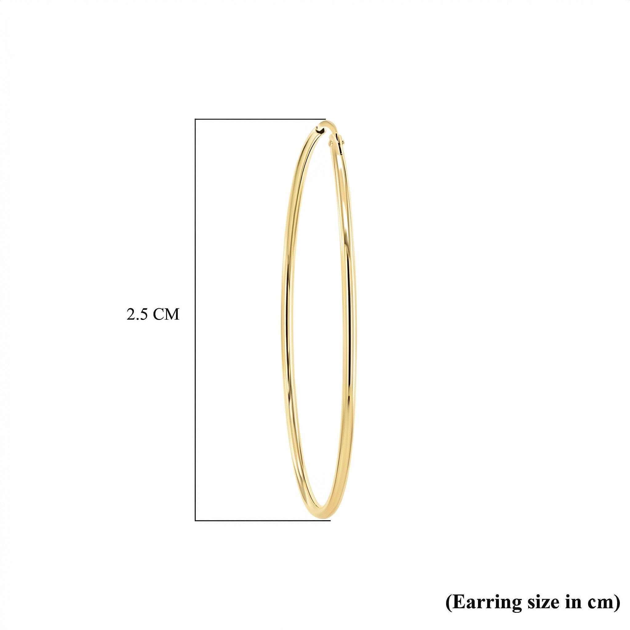 9K Yellow Gold  Earring,  Gold Wt. 0.53 Gms