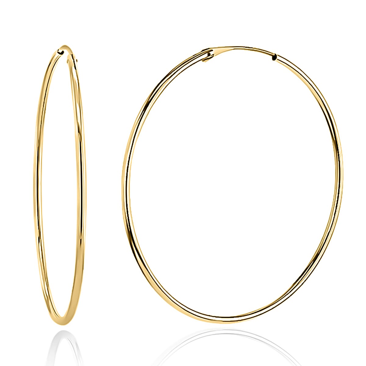 9K Yellow Gold  Earring,  Gold Wt. 0.53 Gms