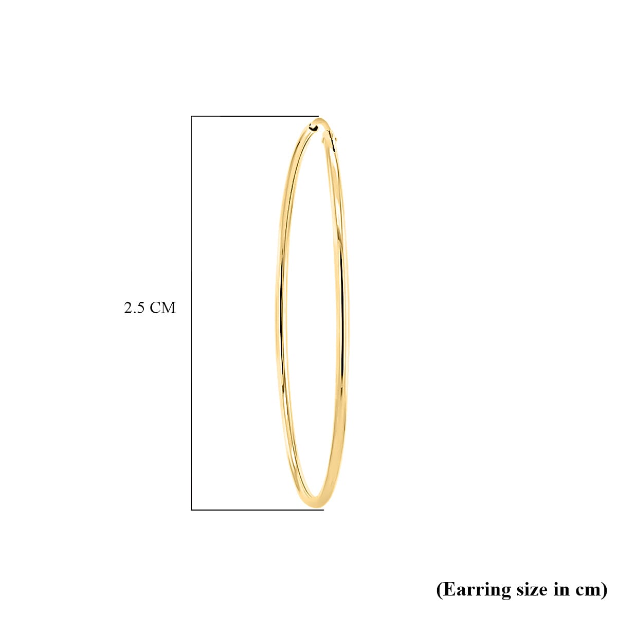 9K Yellow Gold  Earring,  Gold Wt. 0.53 Gms