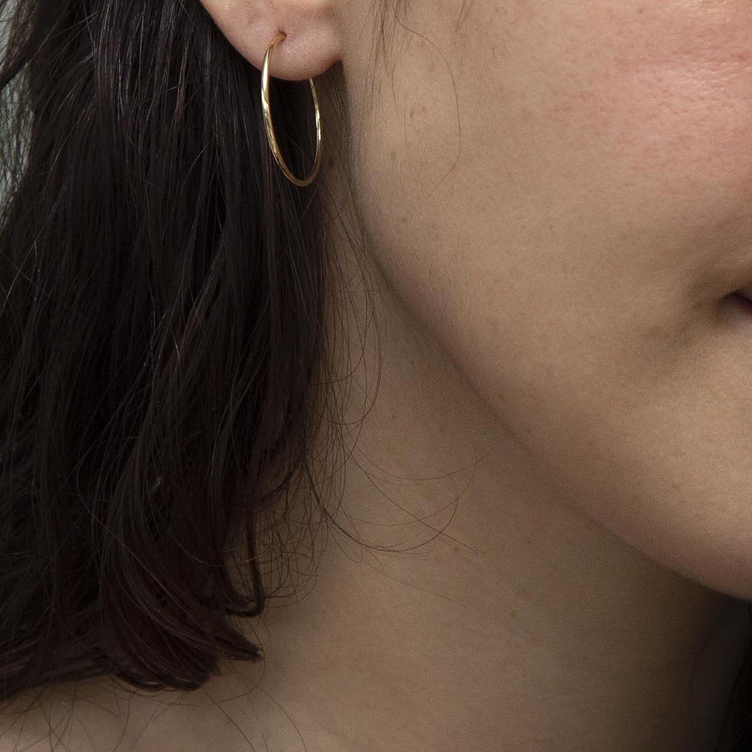 9K Yellow Gold  Earring,  Gold Wt. 0.53 Gms