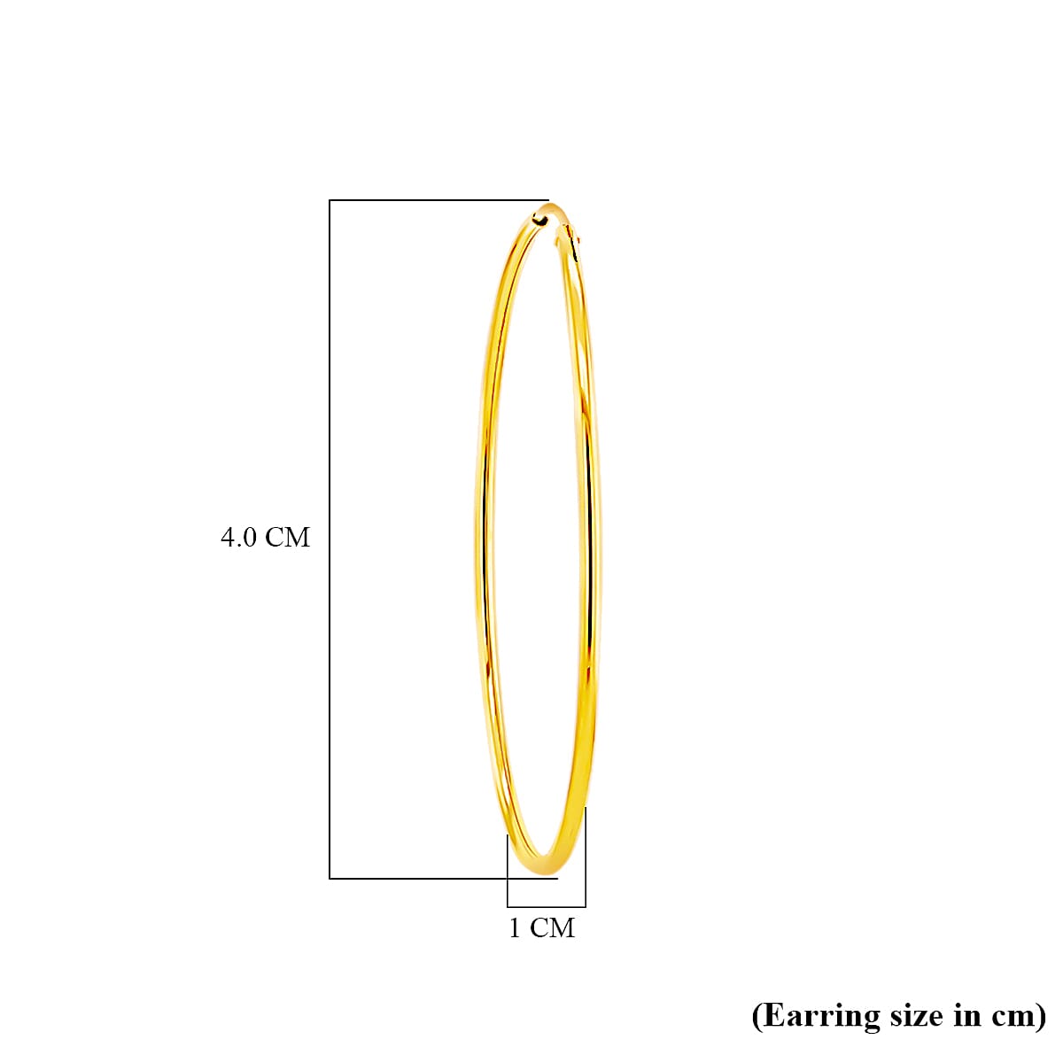 9K Yellow Gold Earring