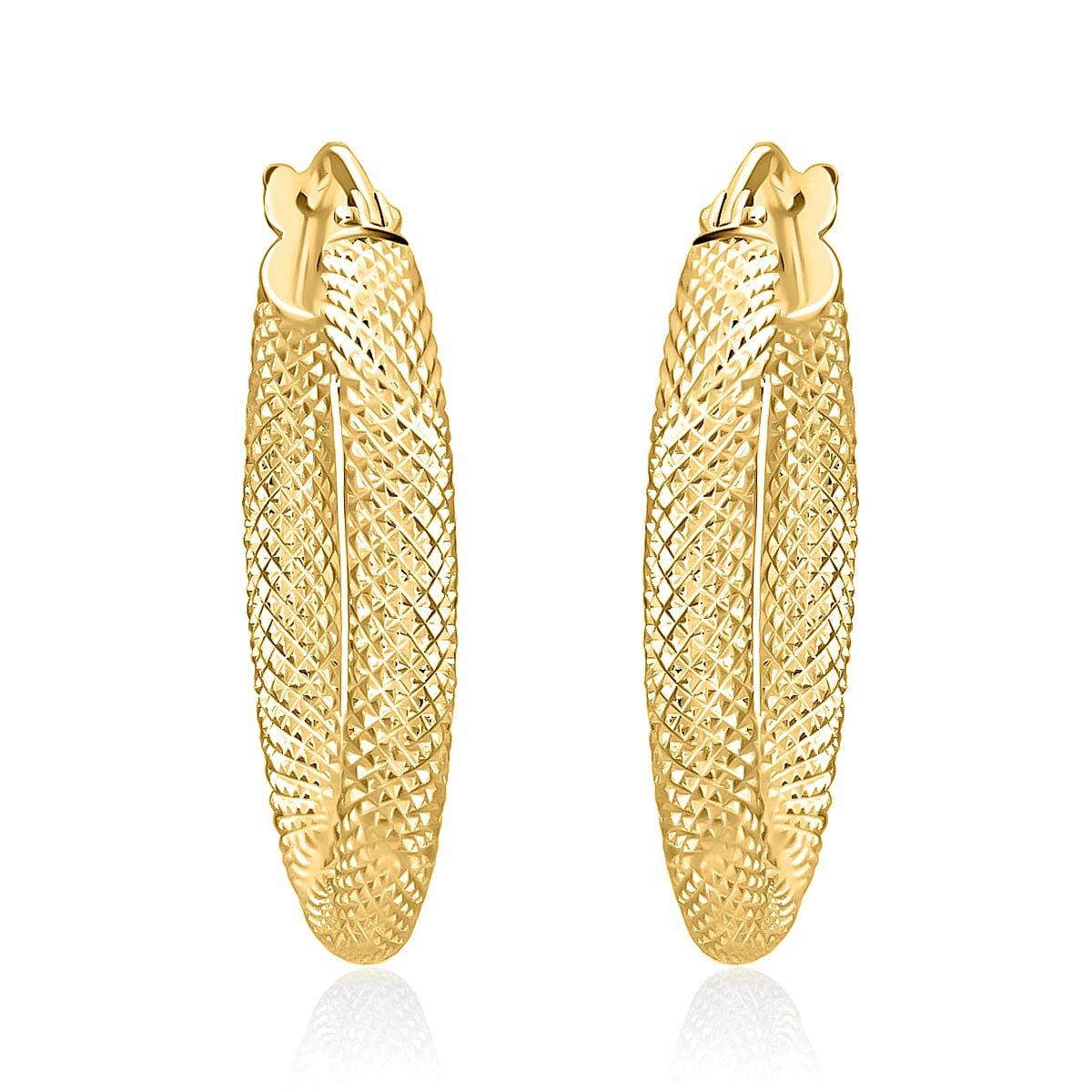 9K Yellow Gold  Earring,  Gold Wt. 1.4 Gms