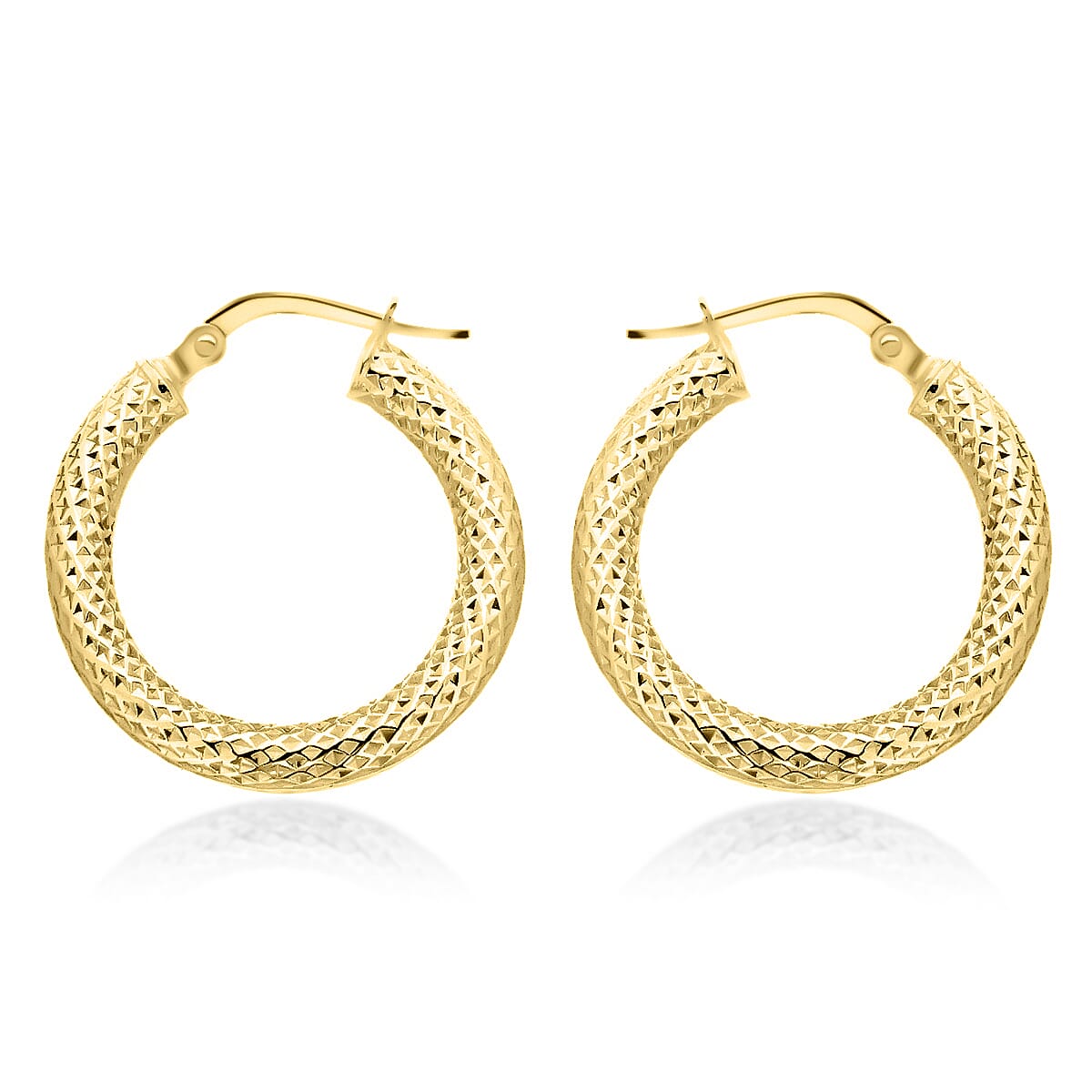 9K Yellow Gold  Earring,  Gold Wt. 1.4 Gms