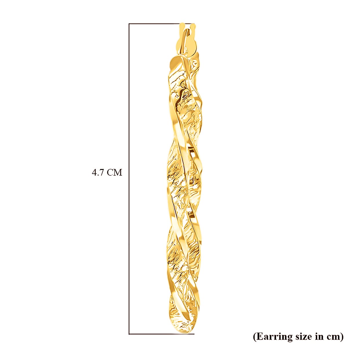 9K Yellow Gold  Earring,  Gold Wt. 2.6 Gms