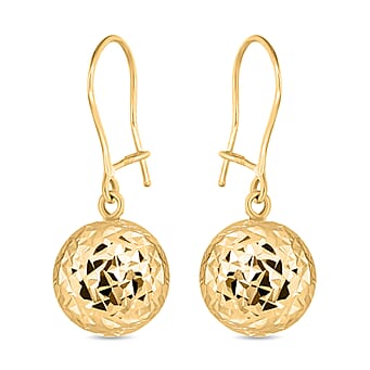 https://tjcuk.sirv.com/Products/60/9/6092967/9K-Yellow-Gold-10MM-Diamond-Cut-Ball-10MM-24MM-Drop-Earrings-1.3-grams_6092967_2.jpg?w=342&h=342