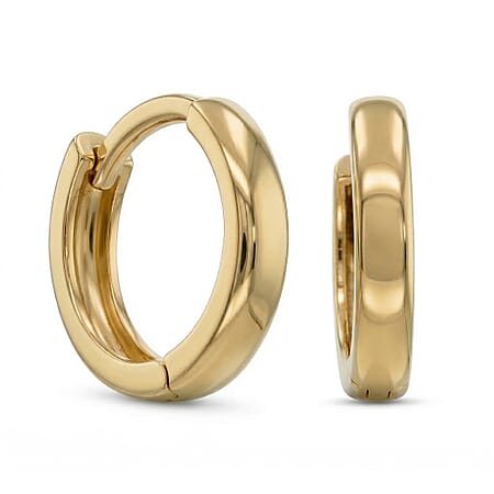 9K Yellow Gold 2MM Tube 11MM Huggy Hoop Creole Earrings 0.96 grams 9K Yellow Gold 2MM Tube 11MM Huggy Hoop Creole Earrings 0.96 grams