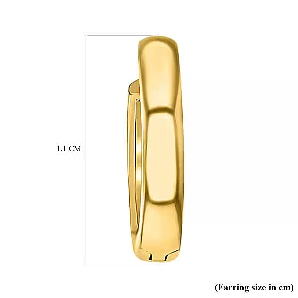 9K Yellow Gold  Earring,  Gold Wt. 0.96 Gms