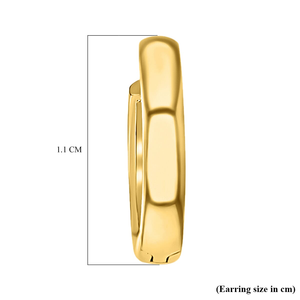 9K Yellow Gold  Earring,  Gold Wt. 0.96 Gms
