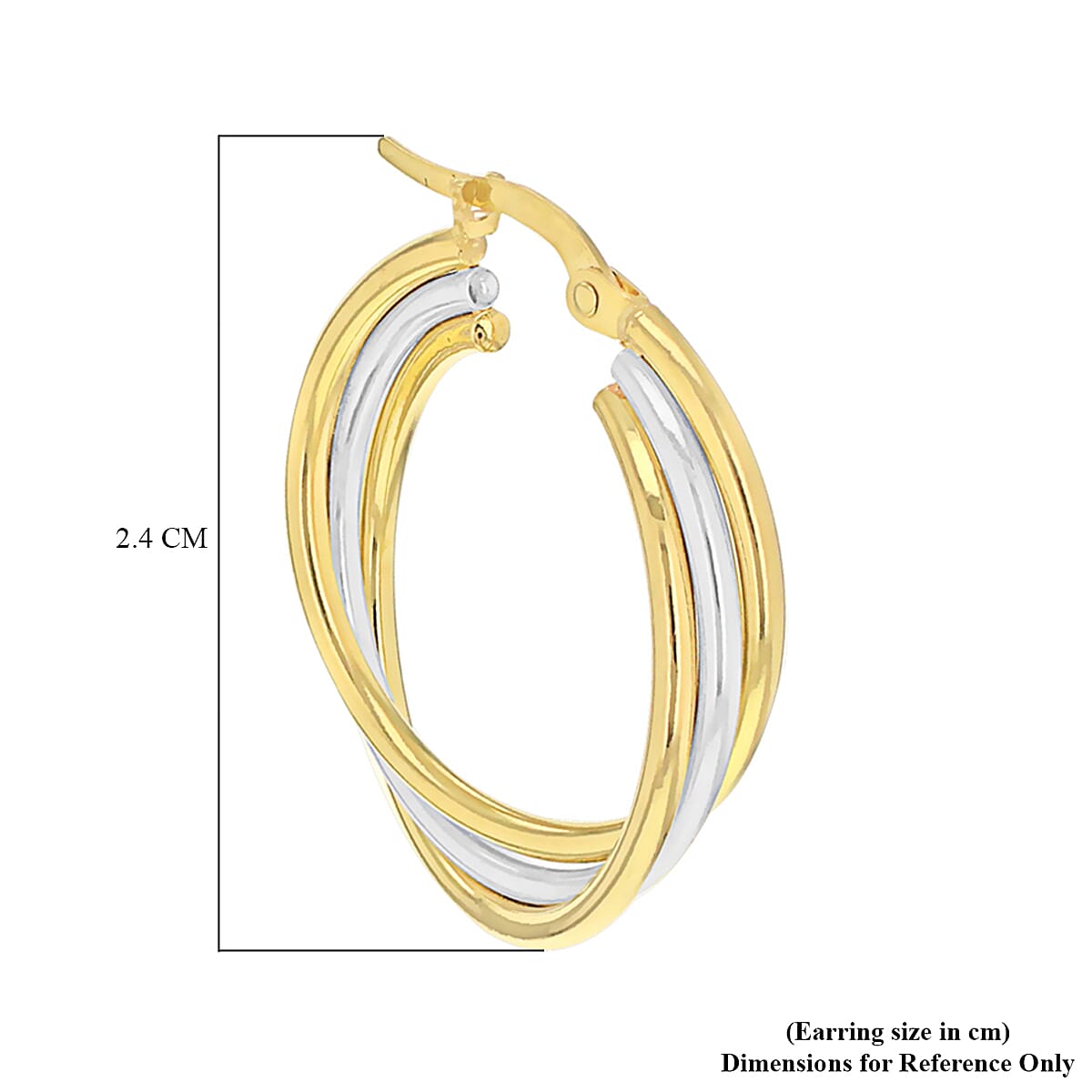 9K Yellow Gold  Earring,  Gold Wt. 2.7 Gms