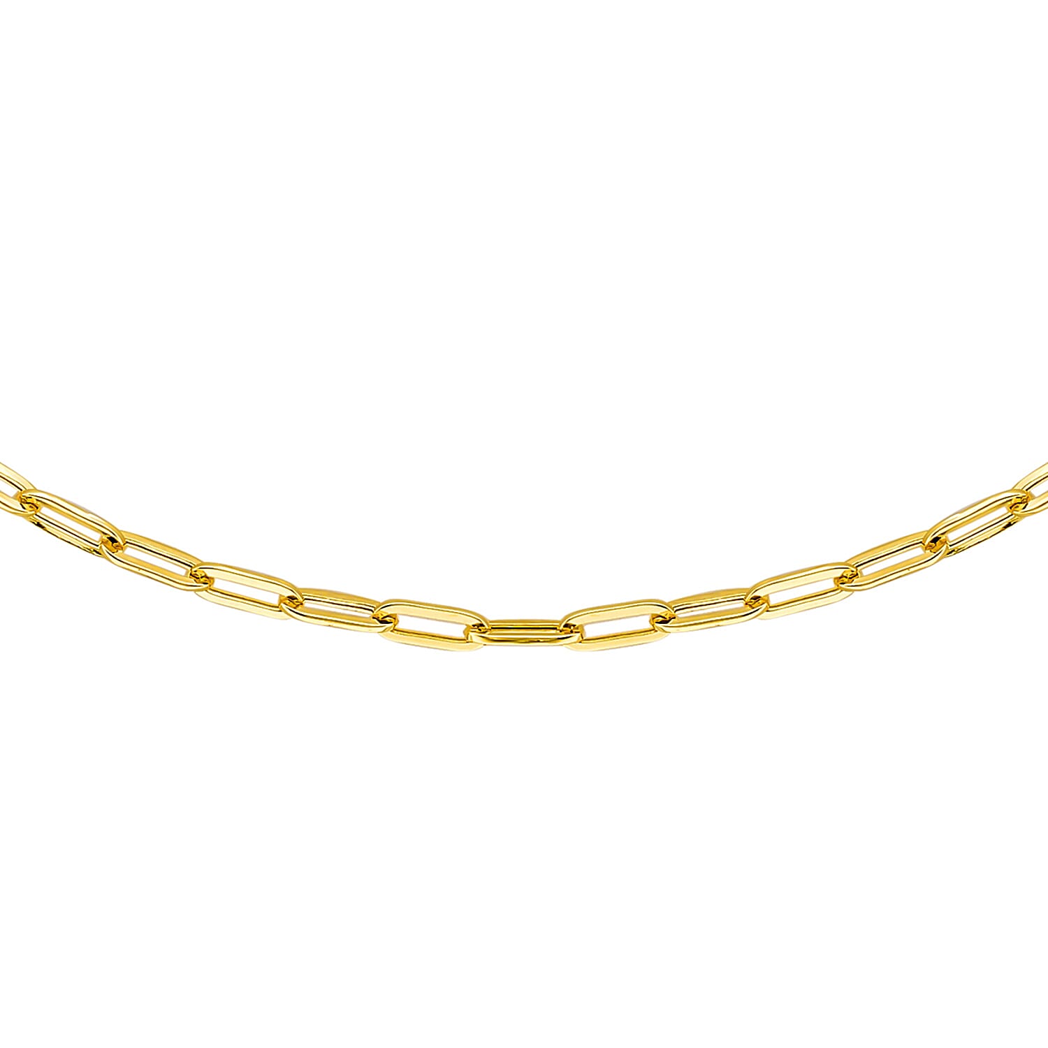 9K Yellow Gold  Chain,  Gold Wt. 2.5 Gms