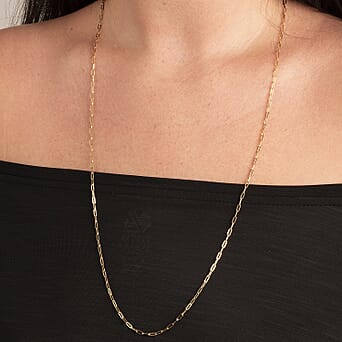 https://tjcuk.sirv.com/Products/60/9/6093107/9K-Yellow-Gold-High-Finish-Paperclip-Chain-30-Inch-grams_6093107_2.jpg?w=342&h=342