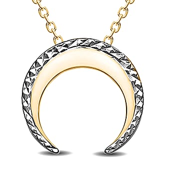 https://tjcuk.sirv.com/Products/60/9/6093115/9K-Tone-Gold-12.5MM-11.8MM-Diamond-Cut-Crescent-Moon-Adjustable-Neckla_6093115.jpg?w=342&h=342