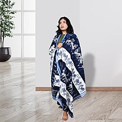 Bali Collection Tenun Throw in Animal Motif  (Size 116x230Cm) - Black and Yellow