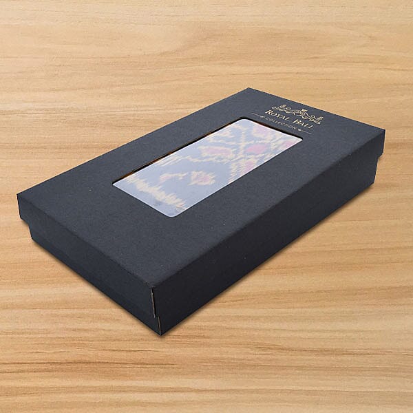 Bali Collection Tenun Throw in Lasem Motif  (Size 120x220Cm) - Black and Multi