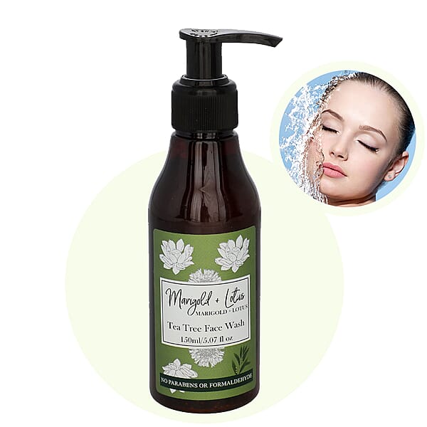 Marigold + Lotus Tea Tree Face Wash 6093518 TJC