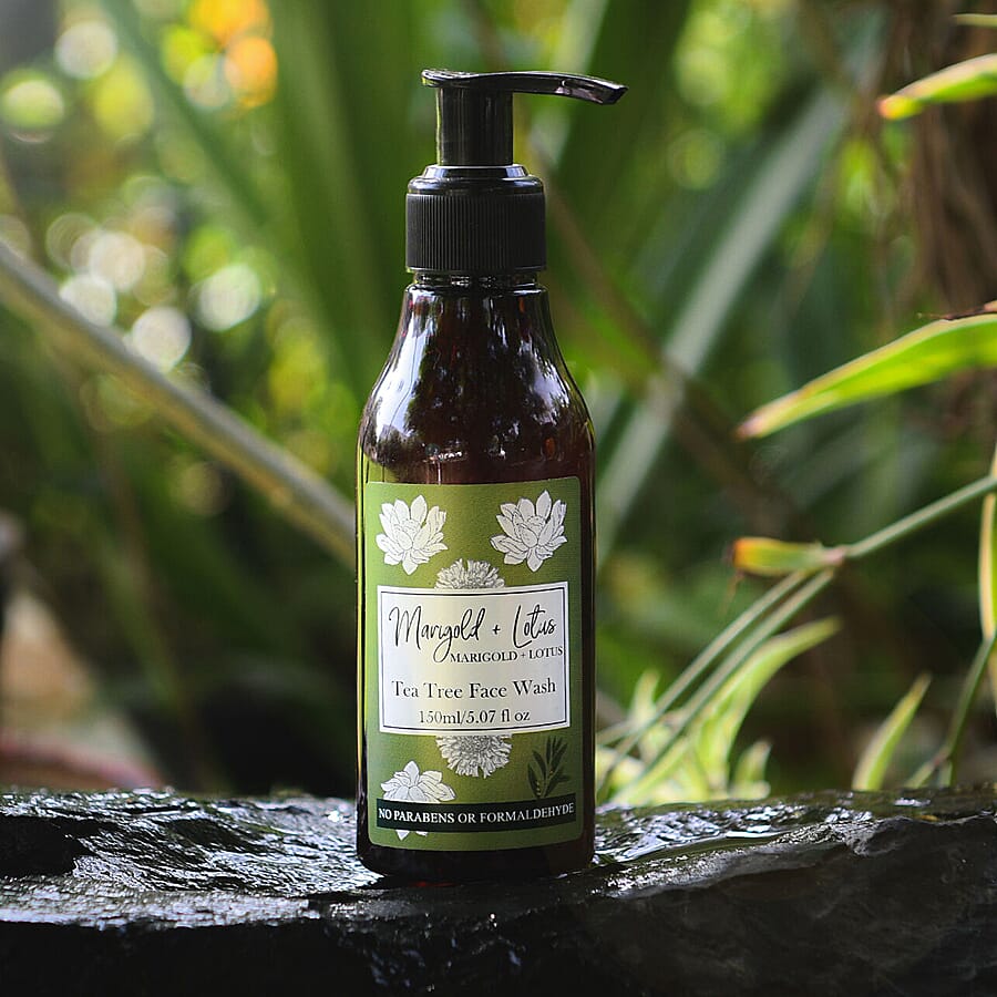Marigold - Lotus Tea Tree Face Wash - 5.72 oz (150ML)