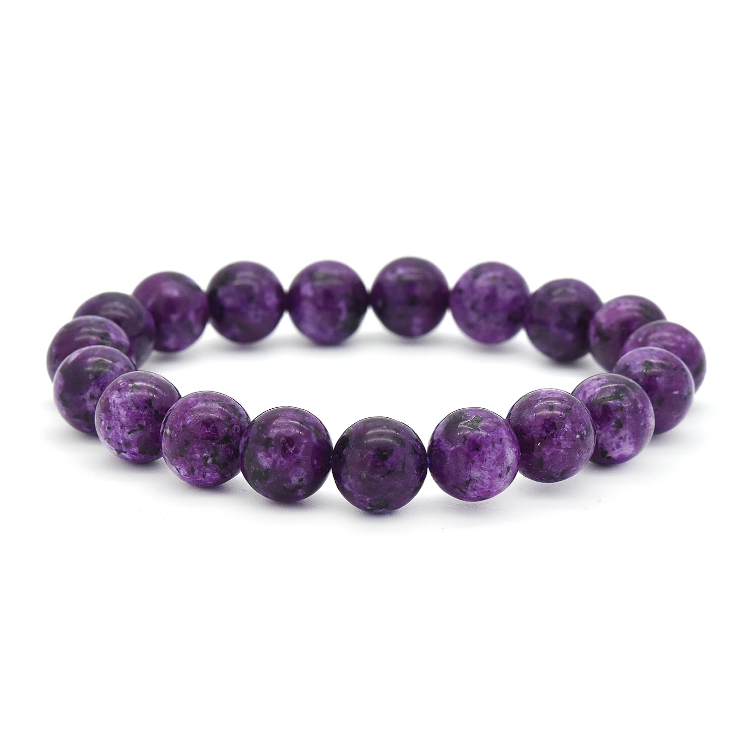 Sugilite Stretchable Beads Bracelet (Size 7.5) 100.00 Ct.