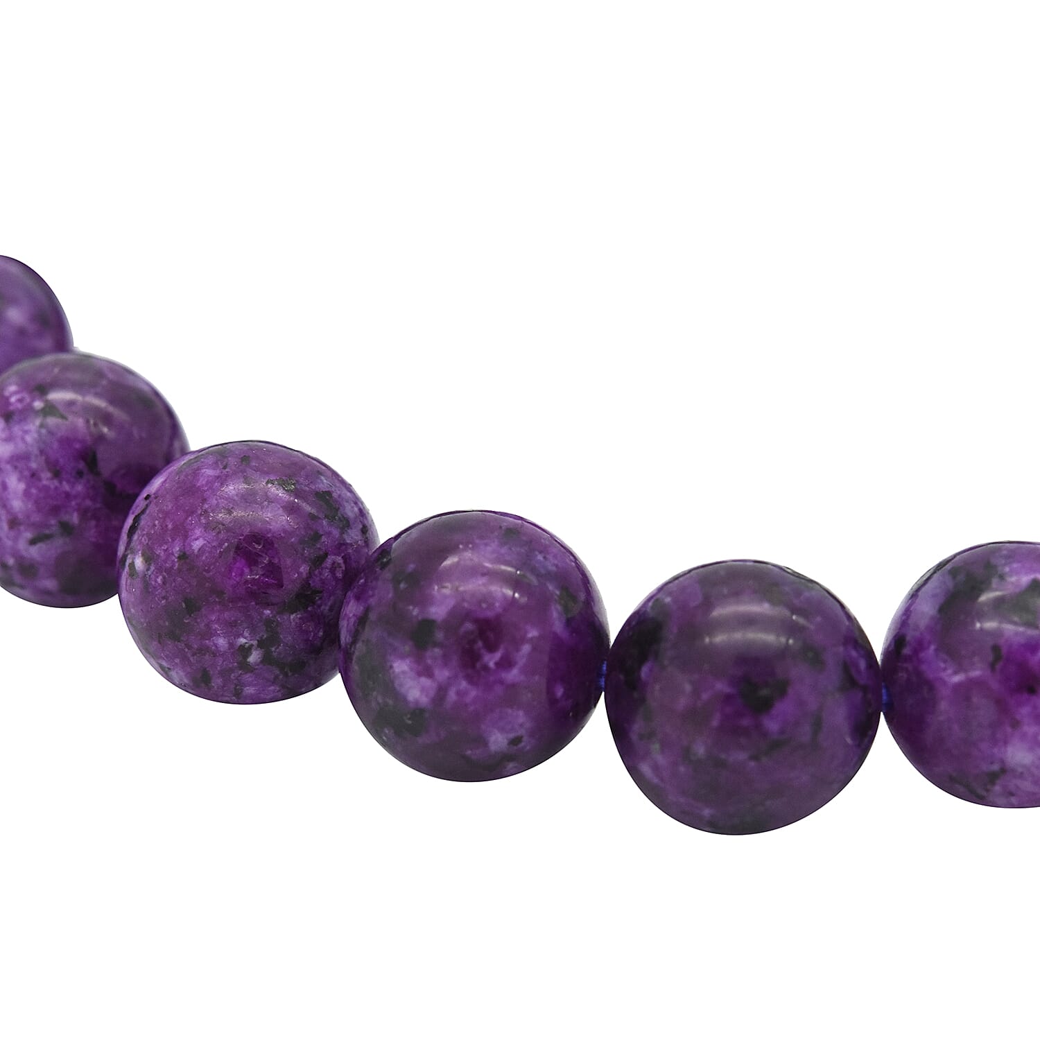Sugilite Stretchable Beads Bracelet (Size 7.5) 100.00 Ct.
