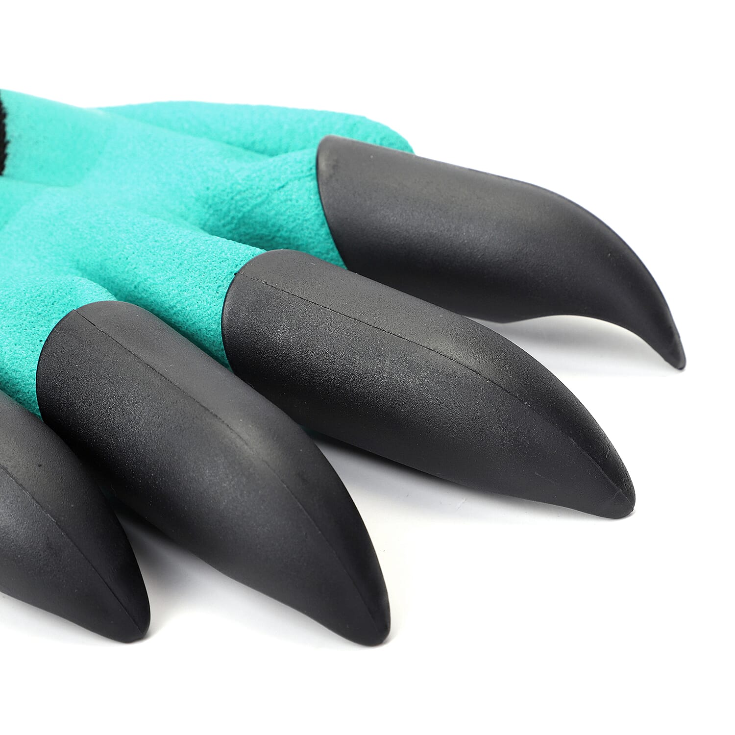 1 Pair Garden Genie Gloves (Size-26x14x4cm) - Teal Green & Black