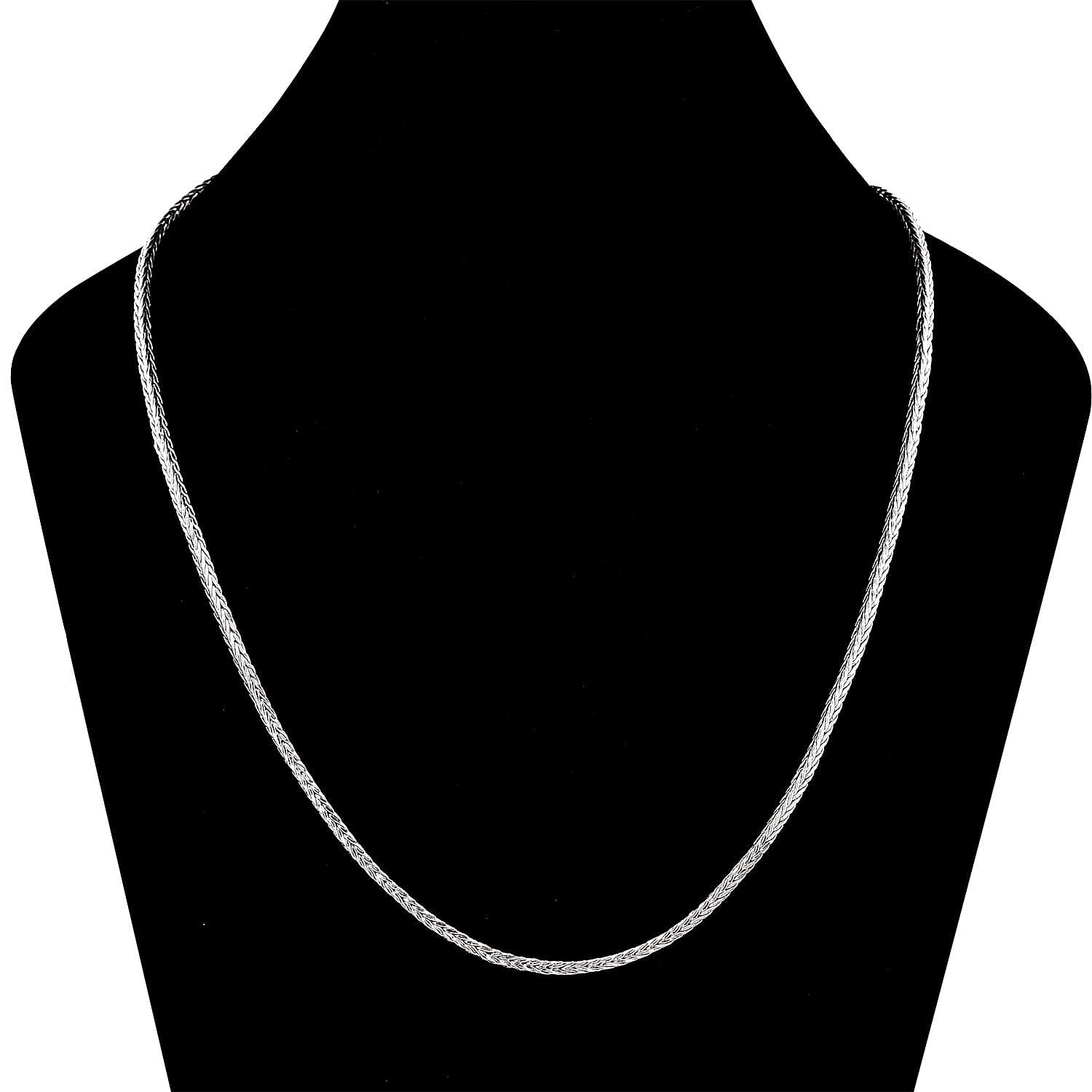Sterling Silver Necklace (Size - 20),  Sliver Wt. 16.2 Gms
