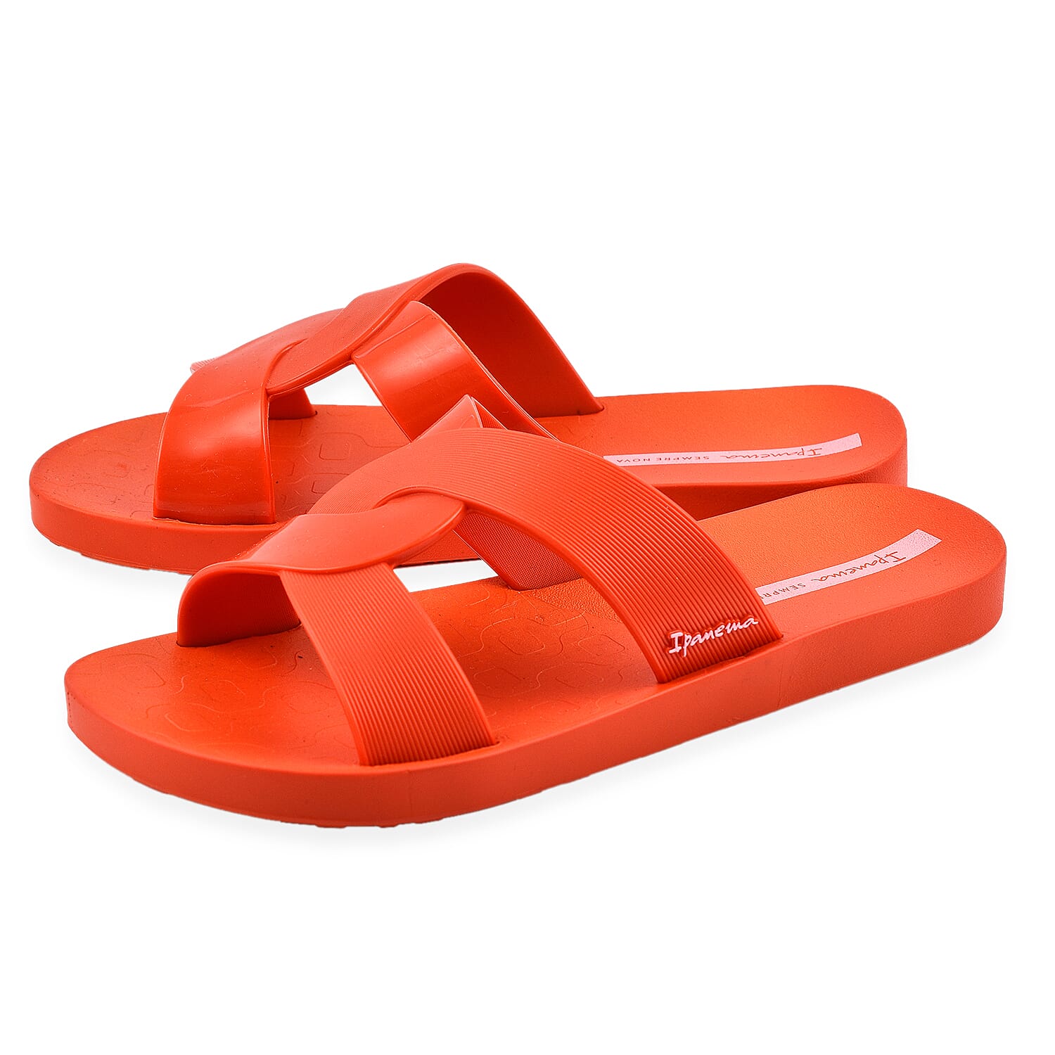 Ipanema Feel Slide Super Comfortable Sandals in Living Coral Colour (Size 5)