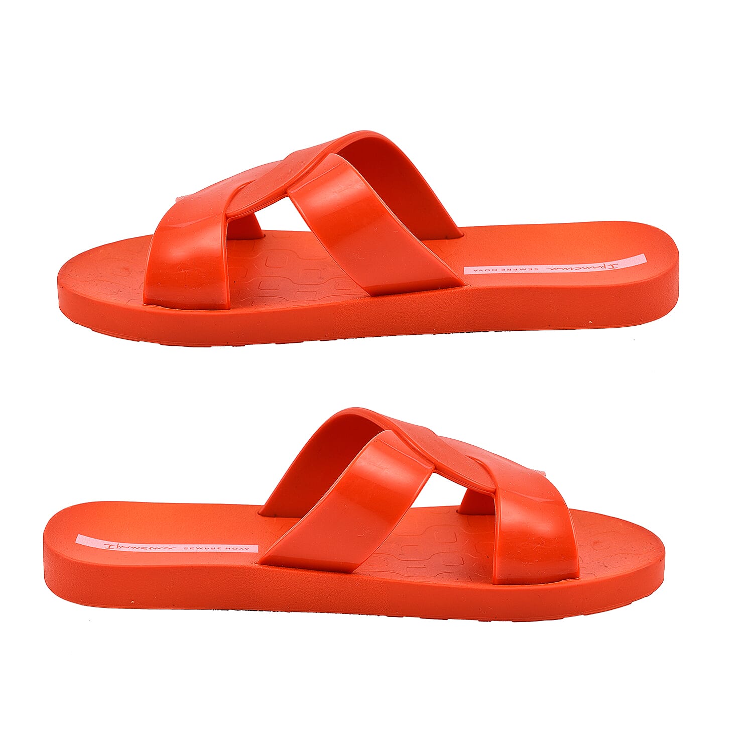 Ipanema Feel Slide Super Comfortable Sandals in Living Coral Colour (Size 5)