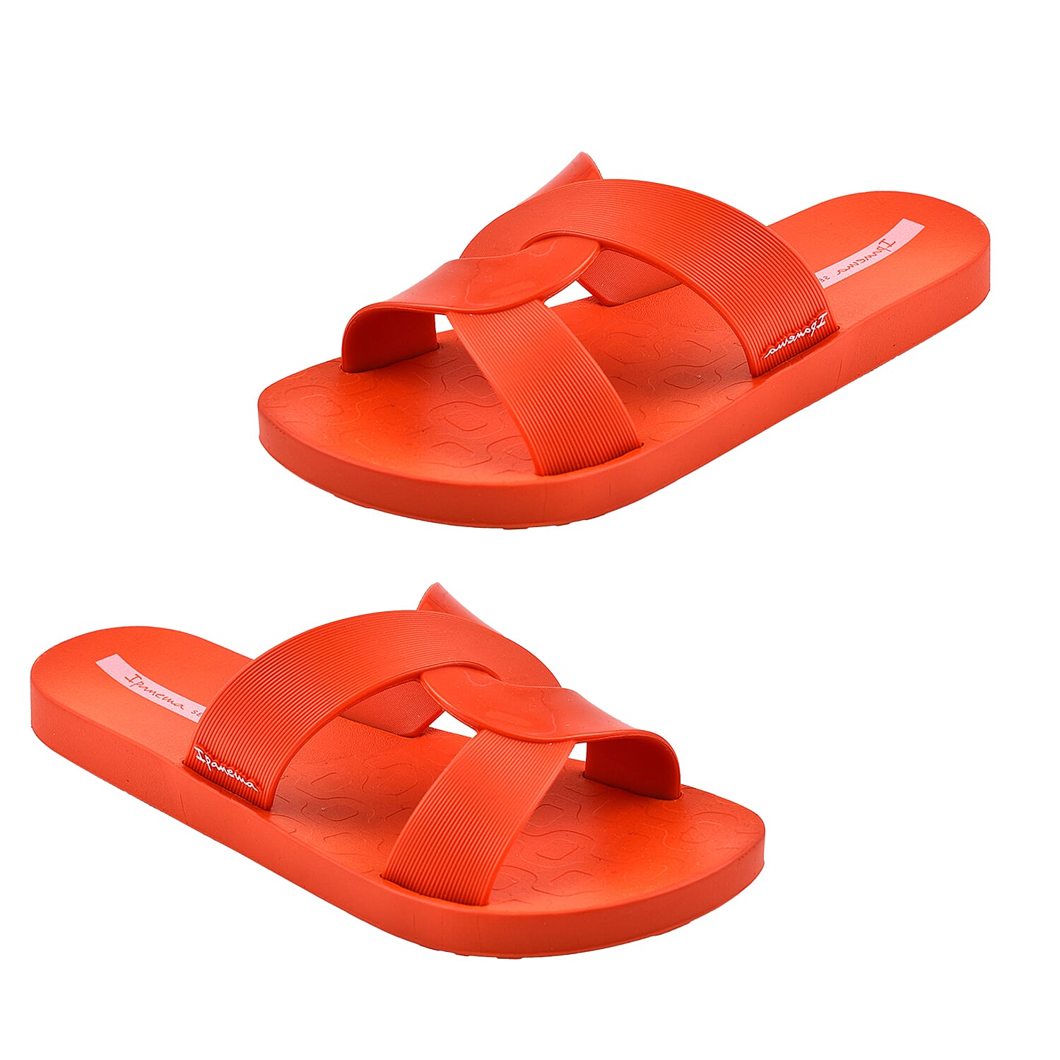 Ipanema Feel Slide Super Comfortable Sandals in Living Coral Colour (Size 5)