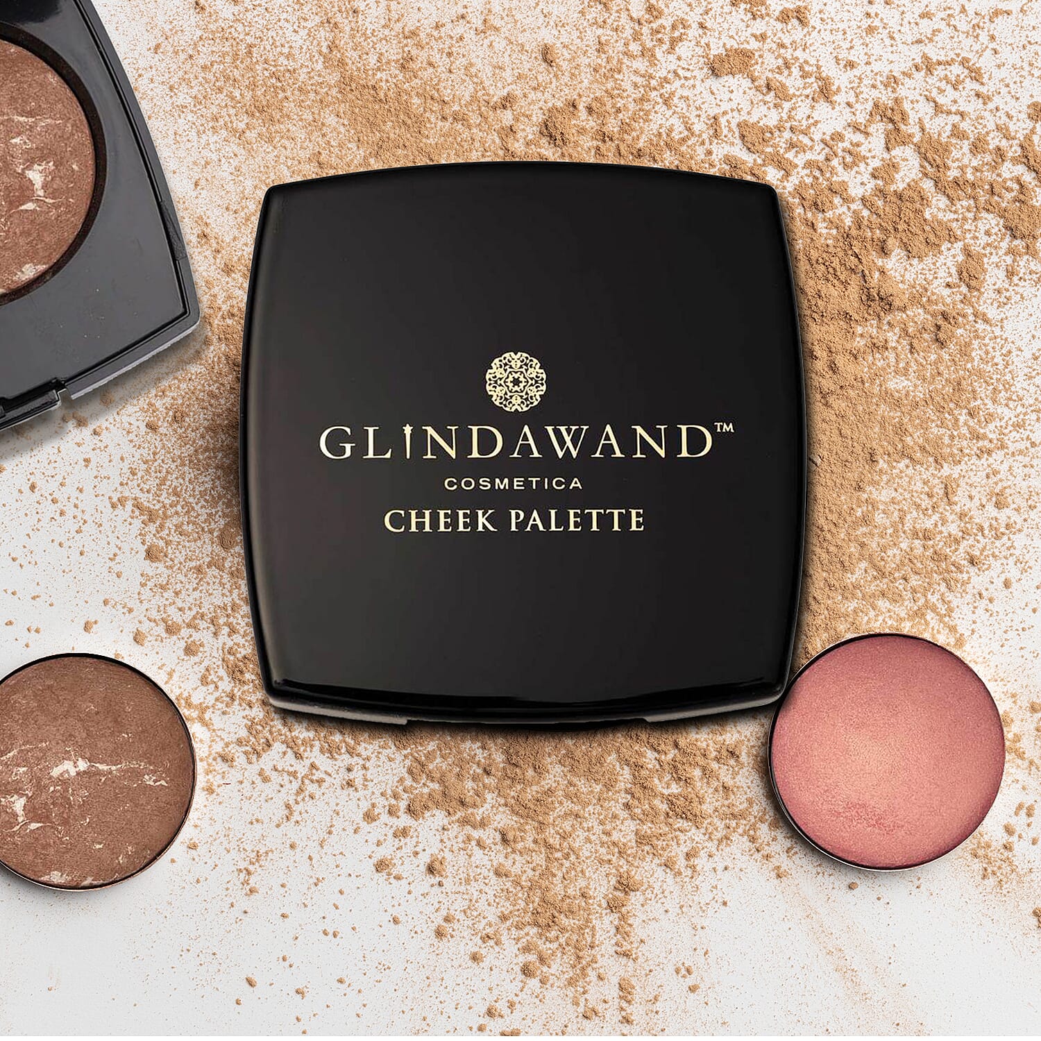 GlindaWand- Terracotta Baked Champagne Bronzer (Wet and Dry) - 10g