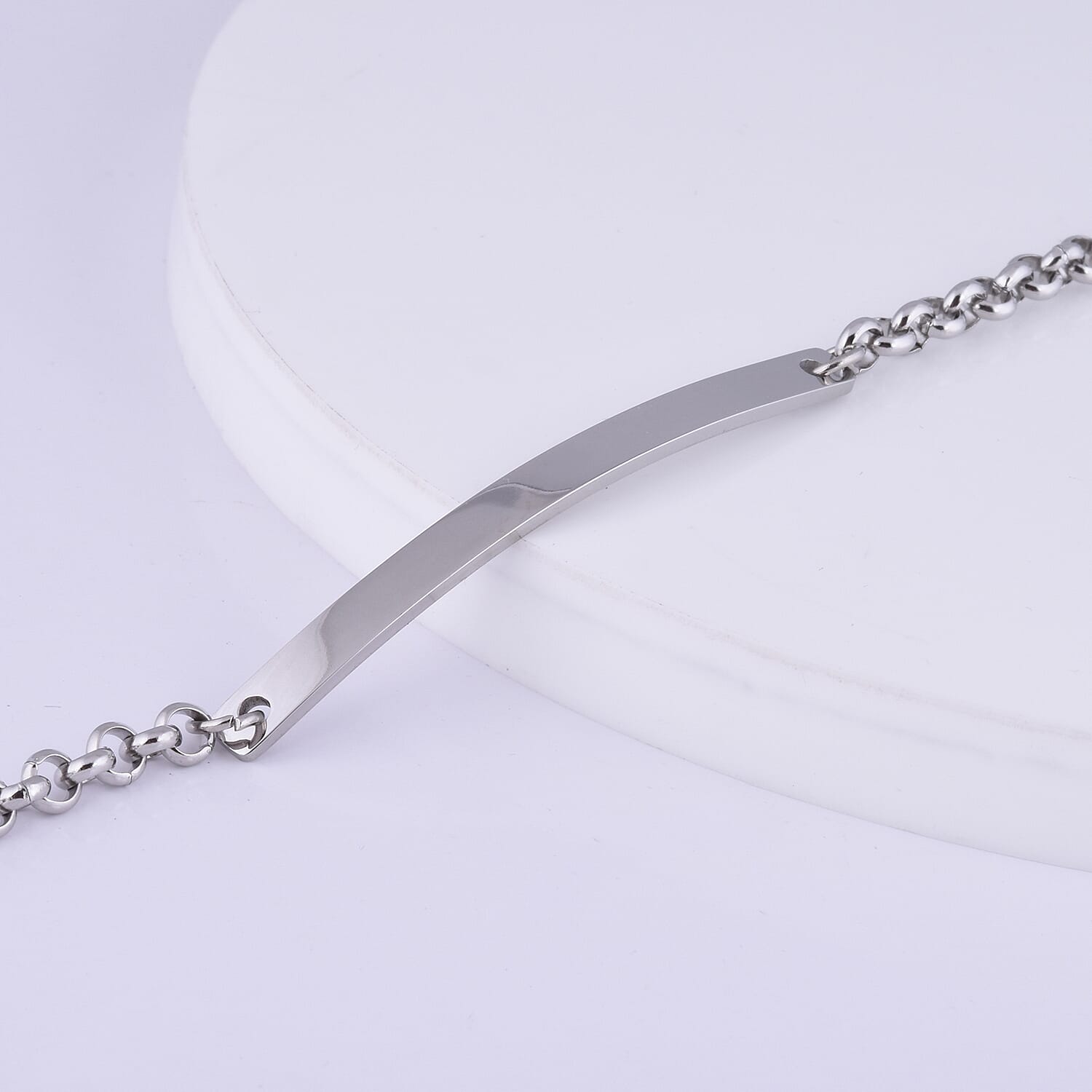 Bracelet (Size - 7-1.5 inch Ext.) in Stainless Steel