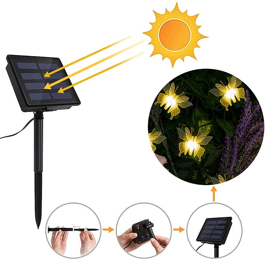 New Arrival Garden Decoration- String Butterfly Lights (10 LED)