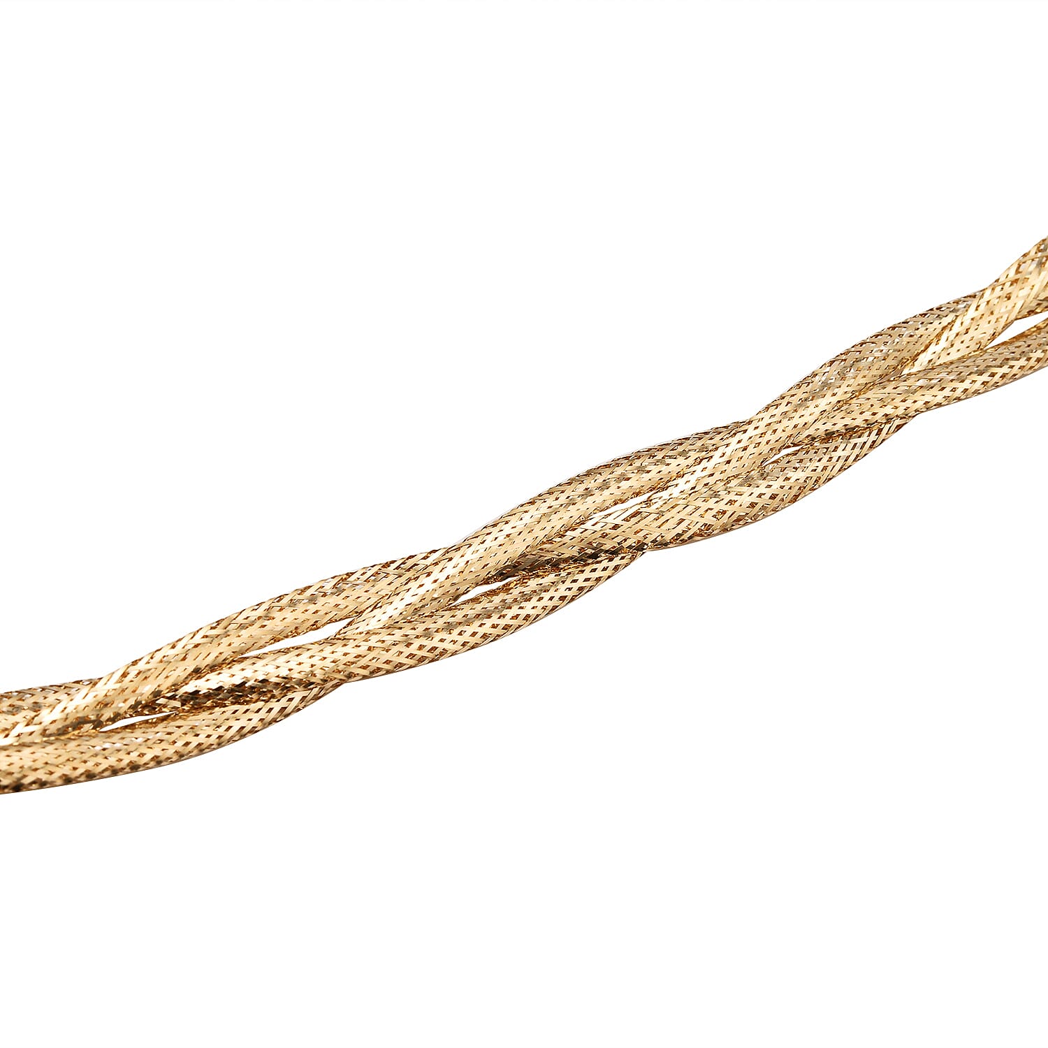 9K Yellow Gold Flat Curb Bracelet (Size 7.5) with Spring Clasp