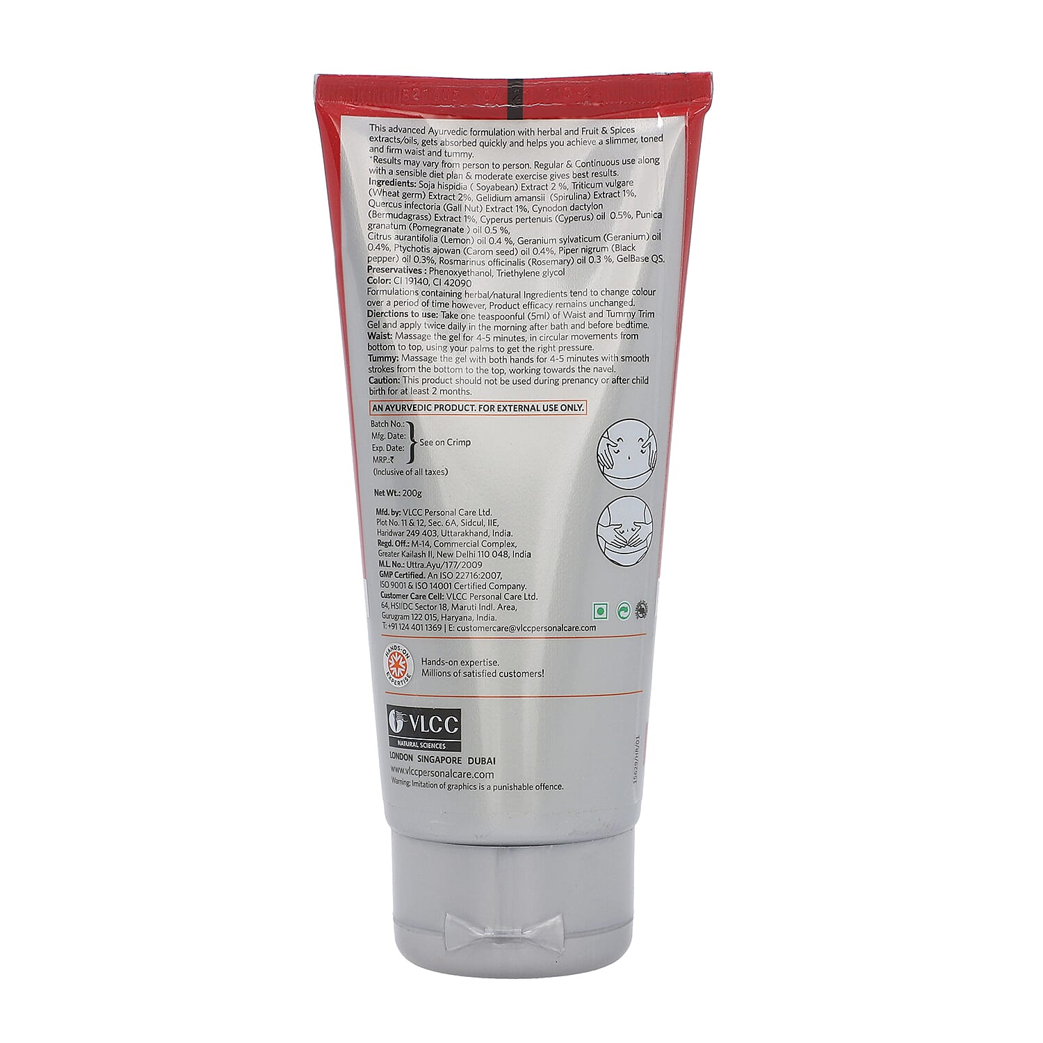 VLCC- Shape Up Waist & Tummy Trim Gel - 200gms