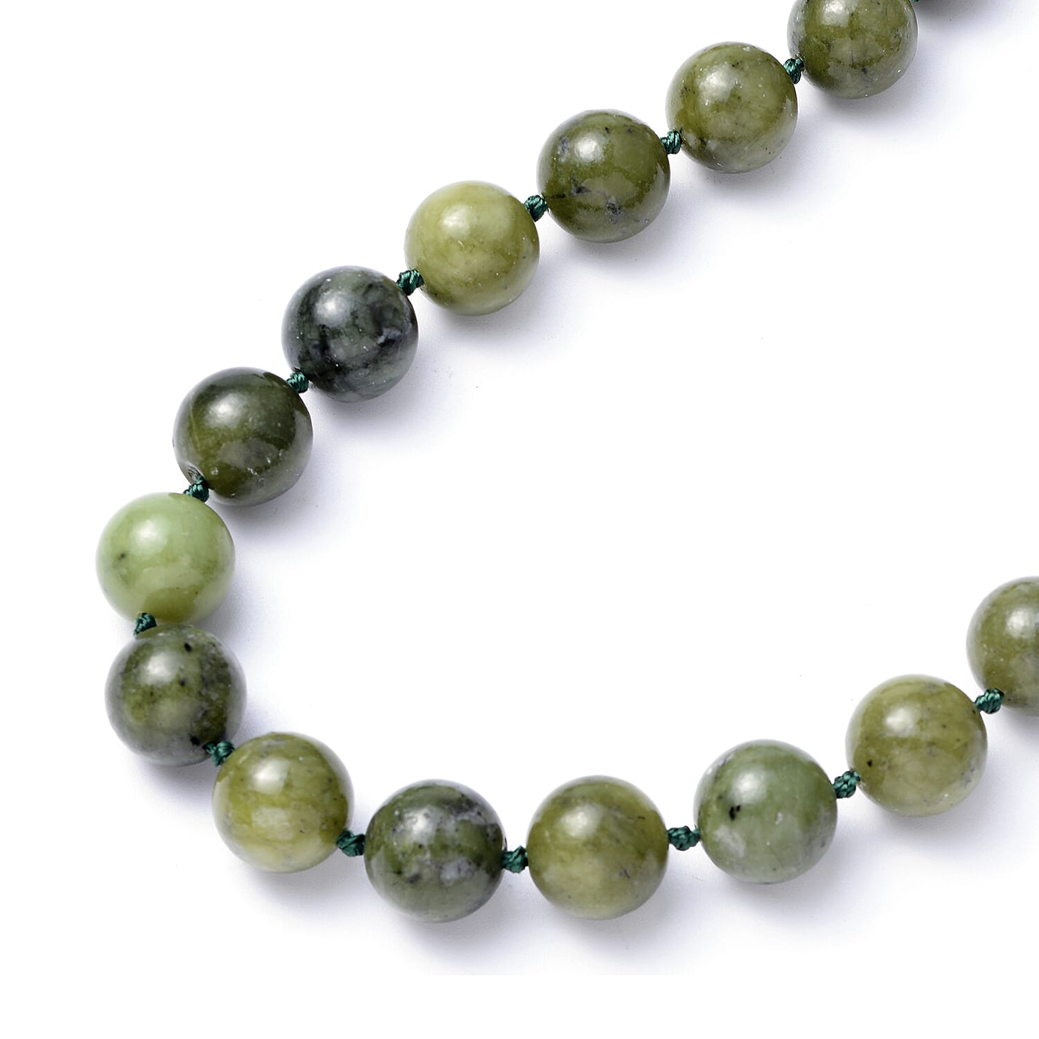 One Time Deal-Quartzite Beads Necklace (Size 20) in Stainless Steel 456.50 Ct.