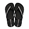 Ipanema Glam Special Crystal Flip Flop in Black (Size 4)