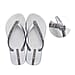 Ipanema Glam Special Crystal Flip Flop in Silver