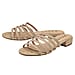Ravel Alena Womens Slip On Sandals with Studded Straps in Beige 