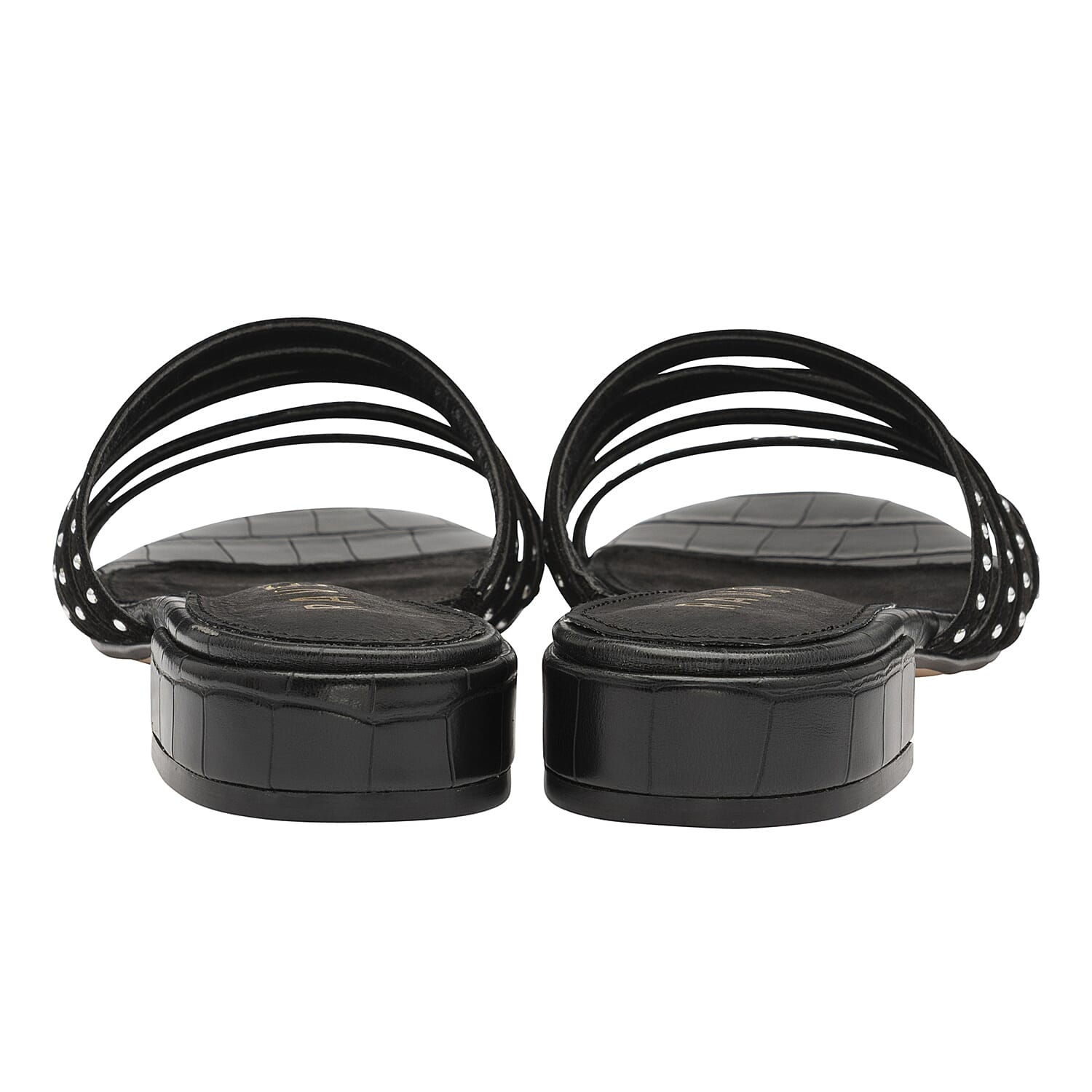 Ravel Alena Womens Slip On Sandals with Studded Straps in Beige 