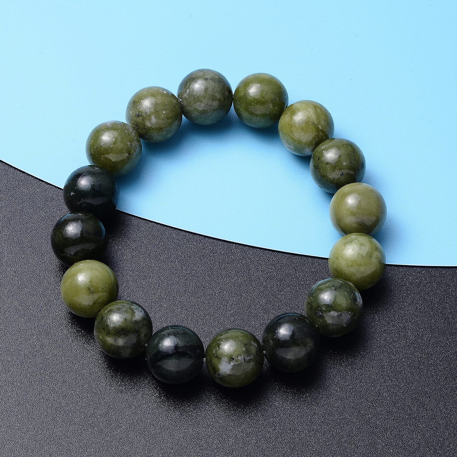 Quartzite Stretchable Beads Bracelet (Size 7) 207.00 Ct.