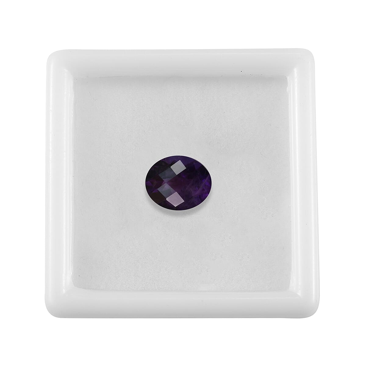 AA African Amethyst Oval 12x10mm - 3.34 Ct.