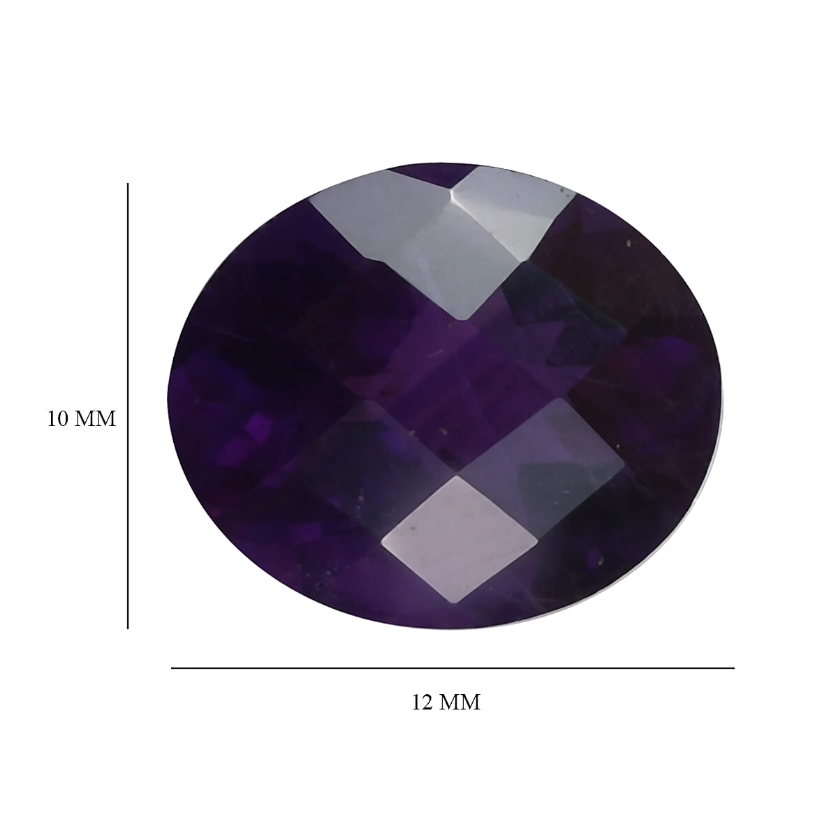 AAA Amethyst Oval 12x10mm - 4.02 Ct.