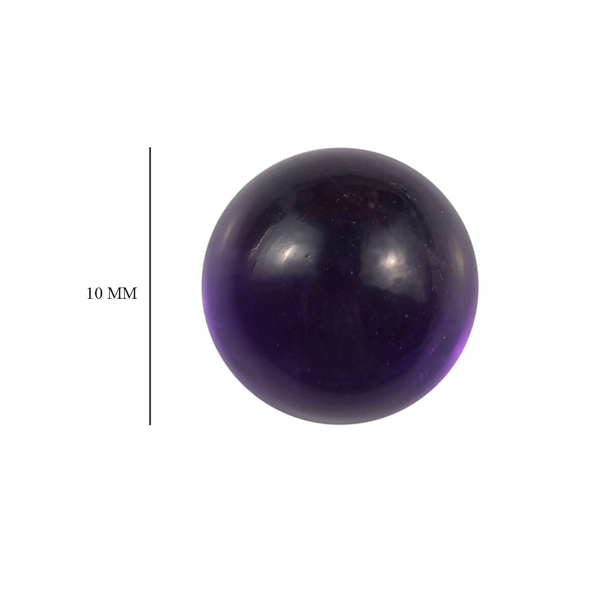 AAA African Amethyst Round 10.0mm - 3.82 Ct.