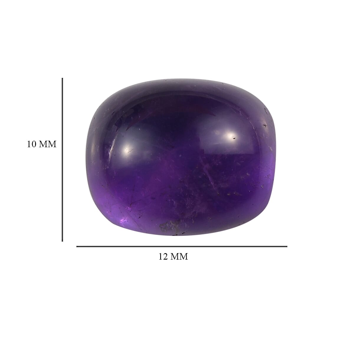 AA African Amethyst Cushion 12x10mm - 5.33 Ct.
