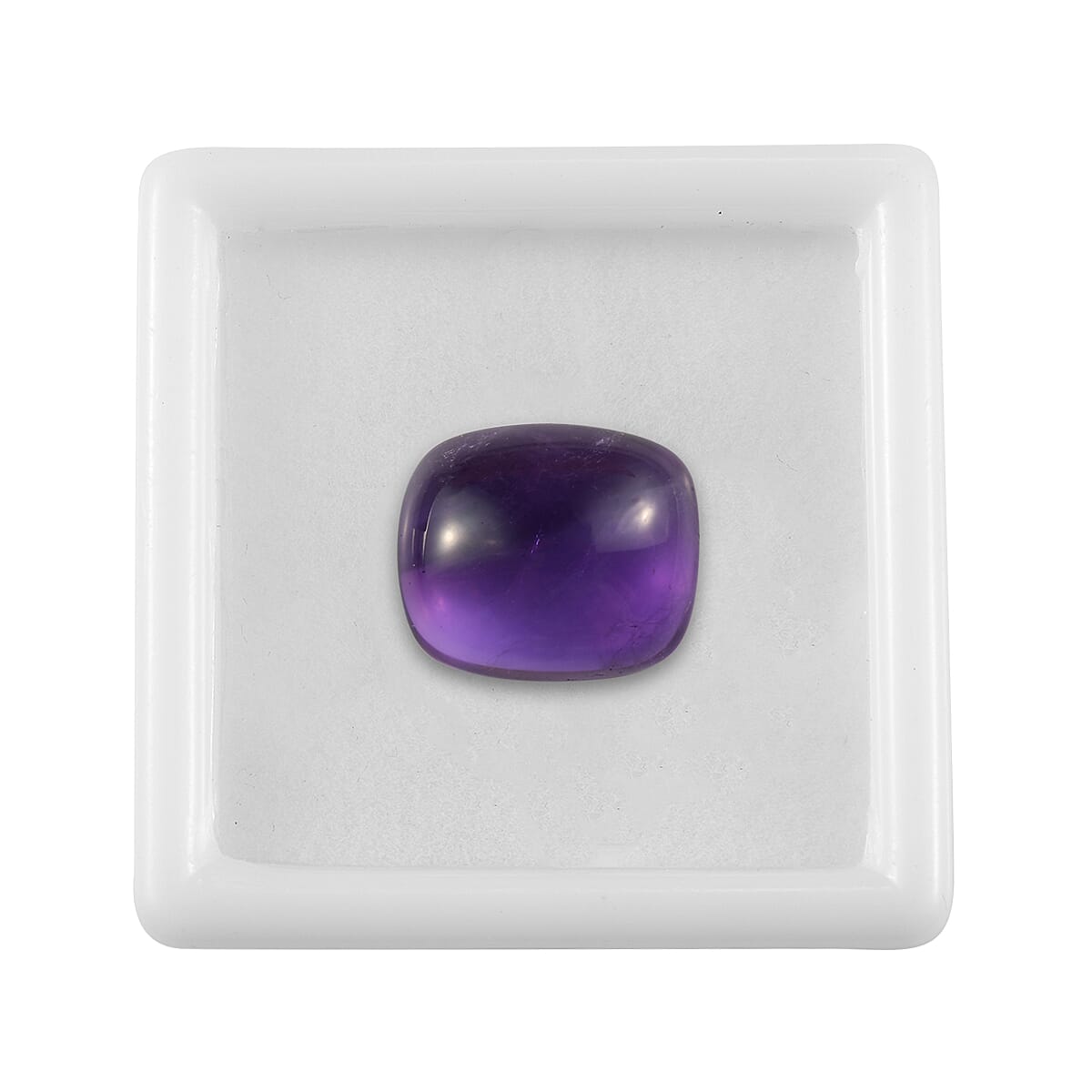 A African Amethyst Cushion 14x12mm - 7.80 Ct.