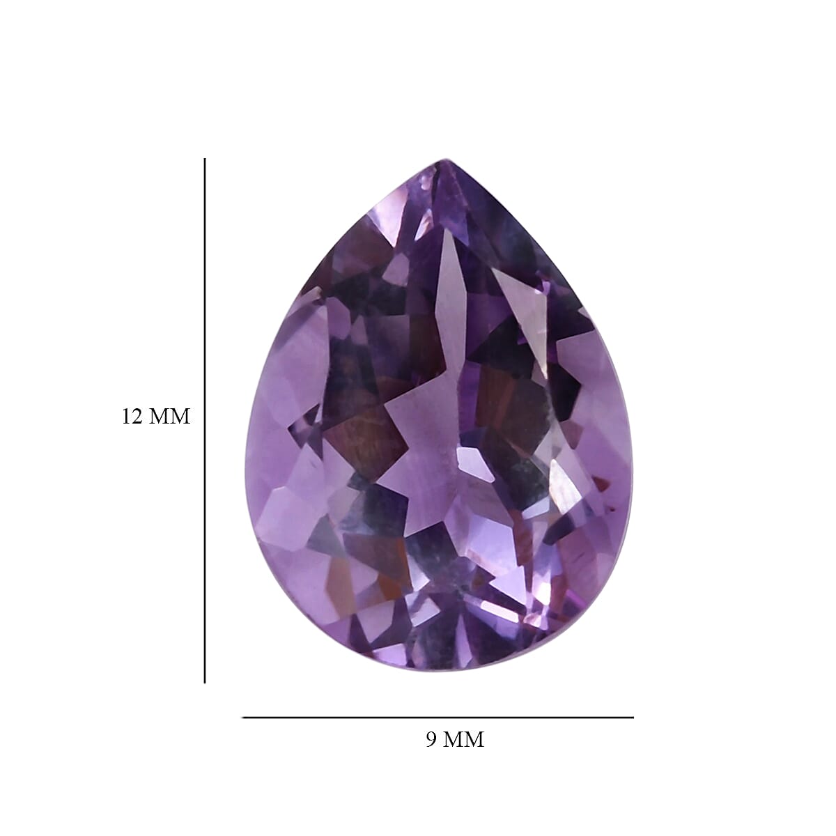 Pink Amethyst Prism 12x9mm 2.95 CT